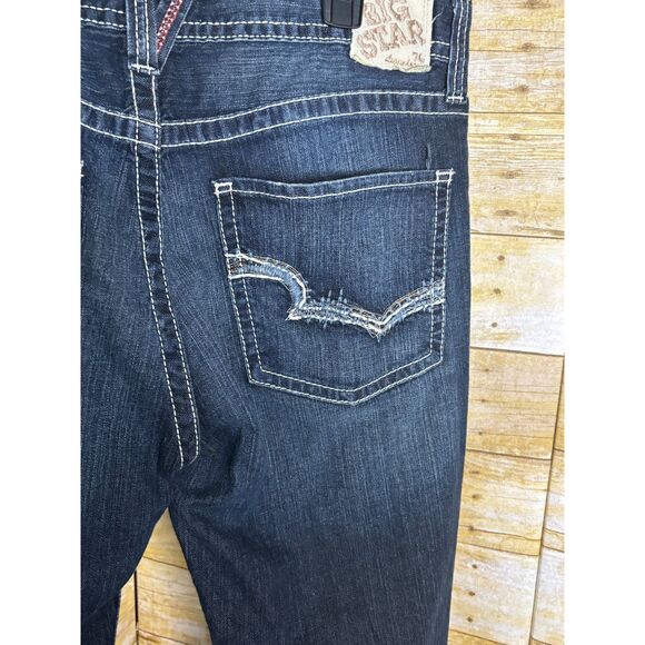 BIG STAR UNION STRAIGHT CASUAL DESIGNER PREMIUM EVERYDAY WEAR DENIM JEANS SZ.36 - Picture 3 of 4